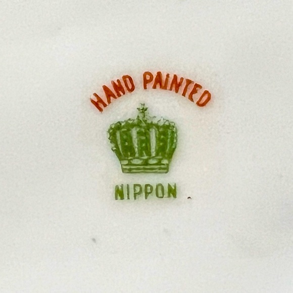 Vintage sugar bowl with lid GOLD Hand painted - Picture 3 of 3